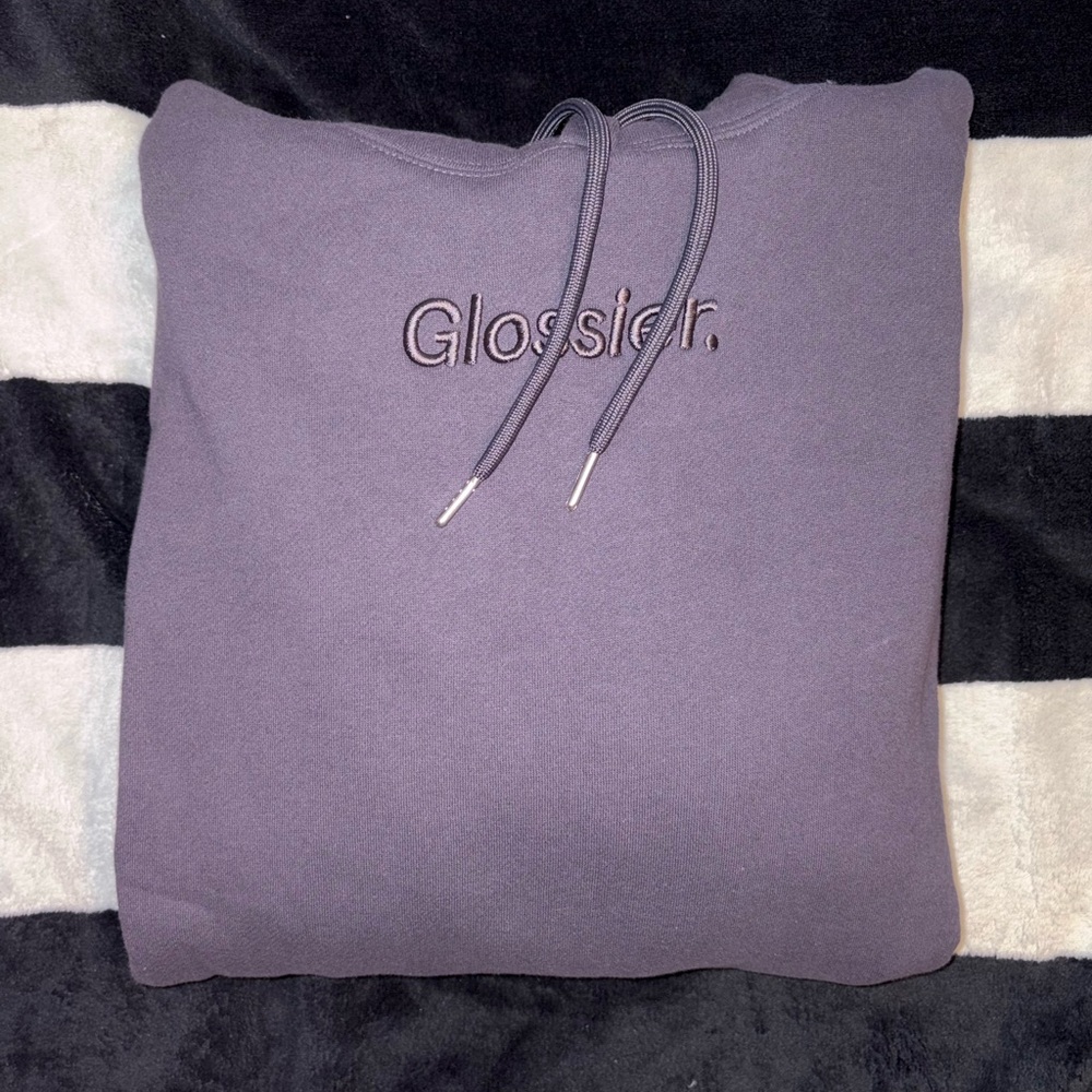 Glossier NYC Embroidered Hoodie